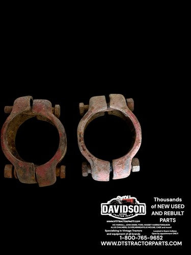 IH Farmall 656 Utility Axel Clamps Pair Antique Tractor