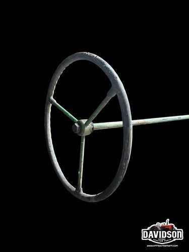 John Deere H Steering Rod W/worm Gear And Steering Wheel Antique Tractor