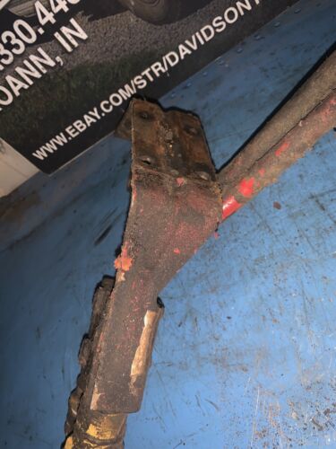 Farmall 300 350 IH tractor front steel hydraulic lines & mounting bracket