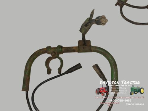 John Deere B JD Tractor ORIGINAL spark plug wire cover holder w/ clamp