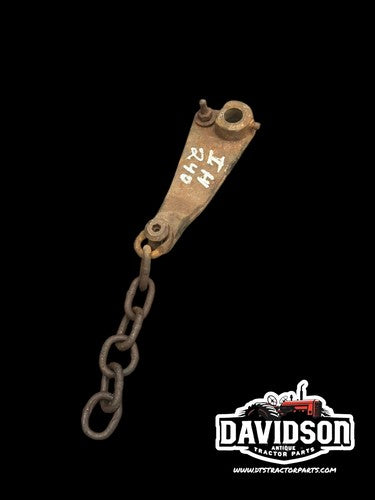 International 240 Utility Hitch Bracket W/Chain Antique Tractor