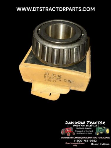 Genuine John Deere Cone Bearing JD8186 1520 2510 3010 3020 4010 4020 500 Tractor