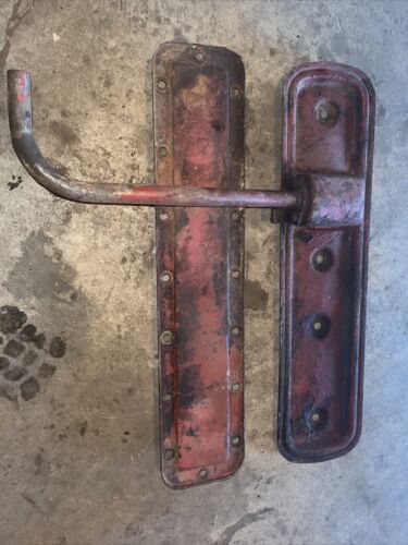 Farmall M Early SM Tractor IH engine Motor side cover panel w/ vent tube Pair!
