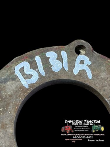 JOHN DEERE B. ENGINE CRANKSHAFT COVER B131R Antique Tractor