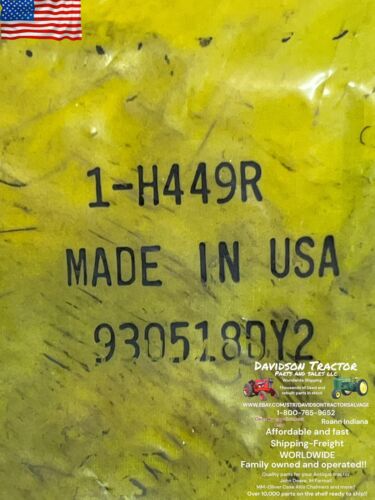 H449R Brake Pedal Return Spring  Genuine John Deere H Tractor New Old Stock