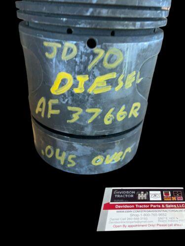 AF3766R John Deere 70 Diesel Used Piston Antique Tractor .045