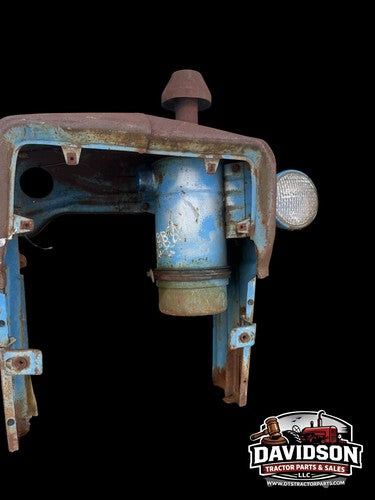 Ford 4000 Diesel Front Nose Cone Hood W/air Cleaner & Headlights Antique Tractor