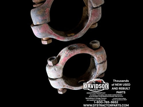 IH Farmall 656 Utility Axel Clamps Pair Antique Tractor