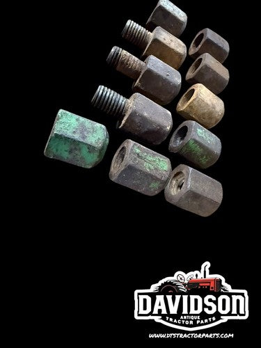 (11) Acorn Nuts For John Deere Two Cylinder Tractors