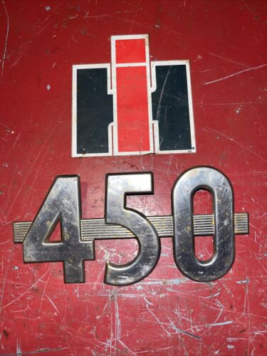 Original Farmall 450 Side emblem Antique Tractor