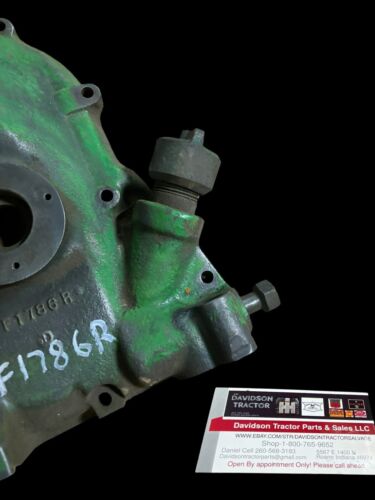 John Deere 70 Tractor JD pony start Diesel motor timing cover panel F1786R