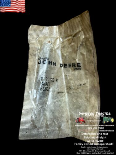 Genuine John Deere R26172R New Old Stock Shaft