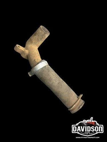 John Deere 2010 Tractor Engine Lower Radiator Coolant Pipe Fitting T12422T