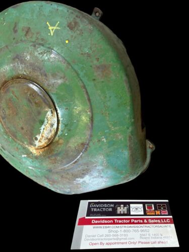 John Deere A JD tractor electric start flywheel cover panel guard
