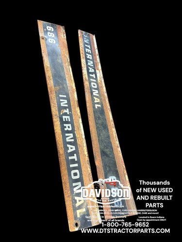 International 686 Hood Side Panels Pair Antique Tractor