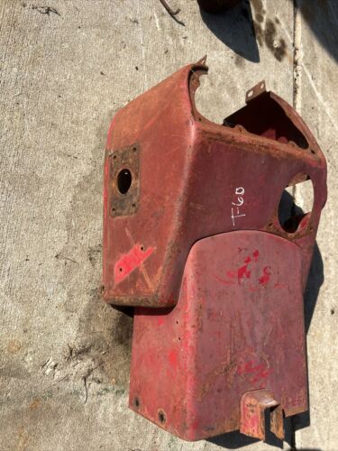 Farmall 300 RC Tractor IH dash cowling valve cover tachometer cover & light post