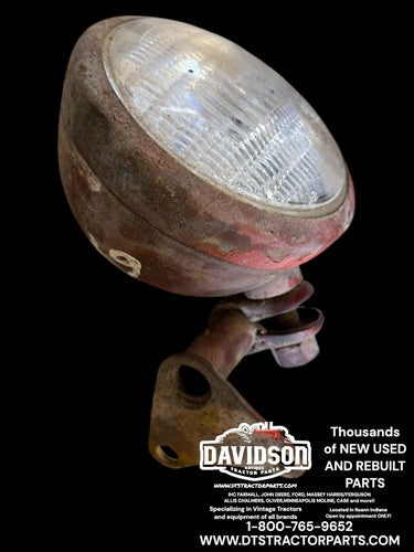 International 674 Headlight W/Mounting Bracket Antique Tractor