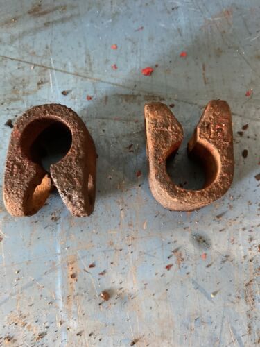 IH International Harvester Farmall A/B/C/H/M Cast Iron Headlight Clamps