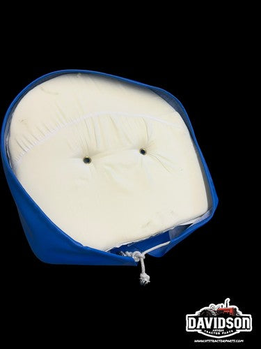 Blue And White Ford Tractor Seat Cover Cushion