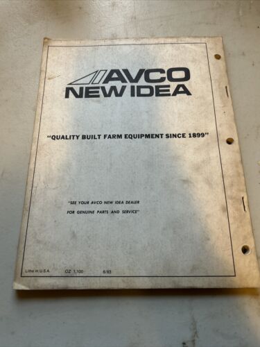 New Idea No. 803A Uni-Power Unit