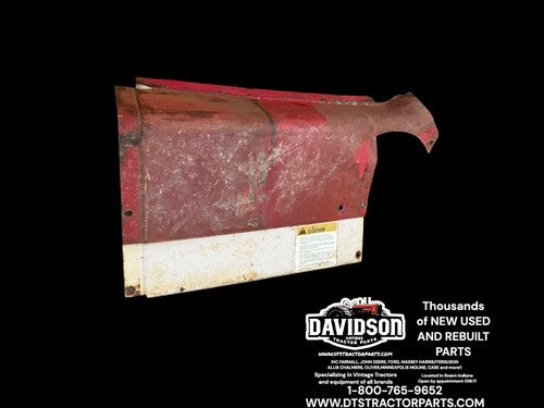 International 1066 Tractor Original IH IHC left rear dash hood section panel