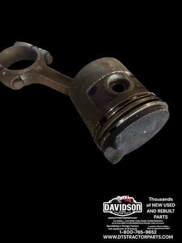 IHC Farmall Cub STD Dome Piston W/connecting Rod Antique Tractor