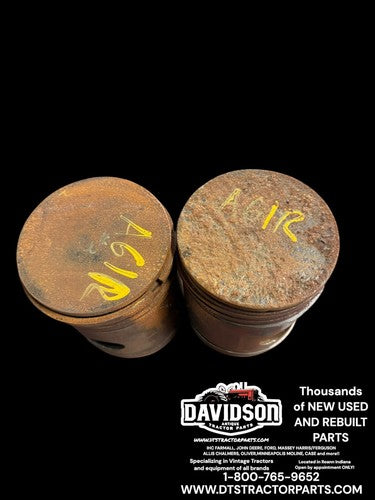 John Deere Unstyled A A61R STD Piston Pair Antique Tractor