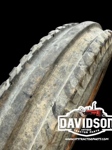 6.00x 16 Co-Op Tire On 6 Bolt Rim Antique Tractor