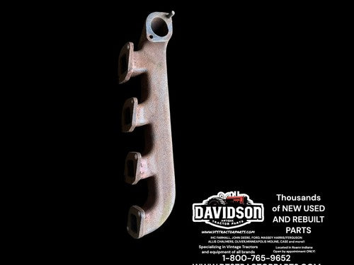 International 574 D-239 Engine Underslung Exhaust Manifold 3055276R12 Tractor