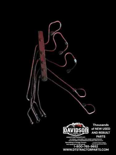 IH Farmall 706D D282 Injection Lines For Parts (missing A Line)