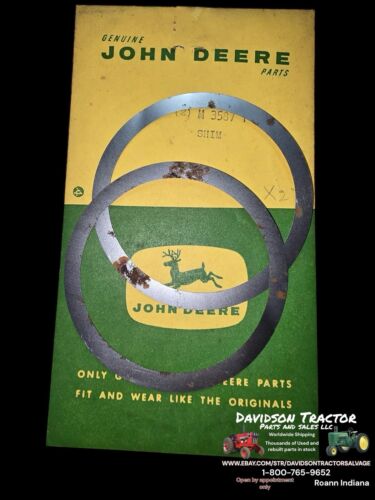M3587T Genuine John Deere Shim Set New Old Stock