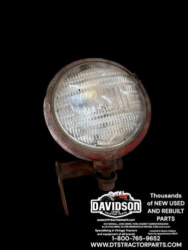 International 674 Headlight W/Mounting Bracket Antique Tractor