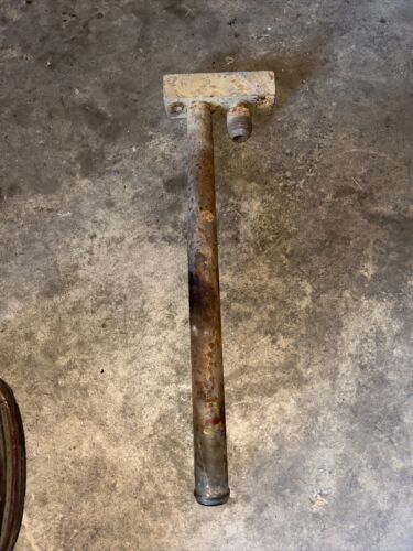 International Farmall 444 IH tractor ORIG steel hydraulic line connector to pump
