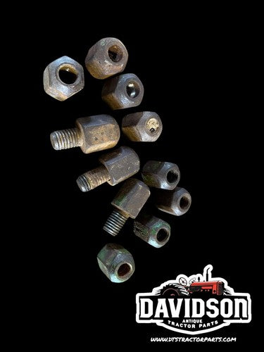 (11) Acorn Nuts For John Deere Two Cylinder Tractors