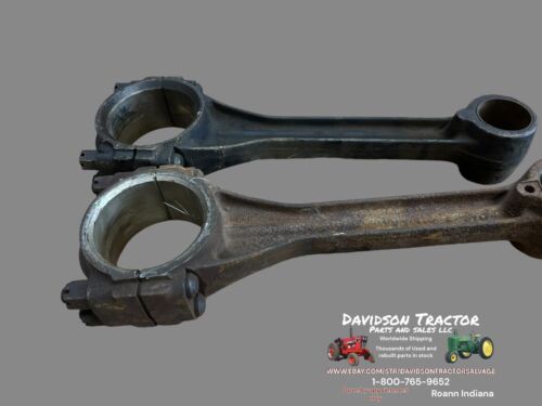 John Deere Unstyled G Tractor JD engine Connecting rods rod w/ caps F5R