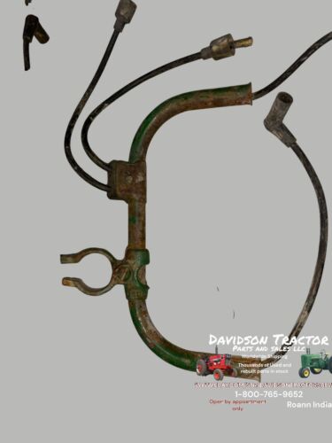 John Deere B JD Tractor ORIGINAL spark plug wire cover holder w/ clamp