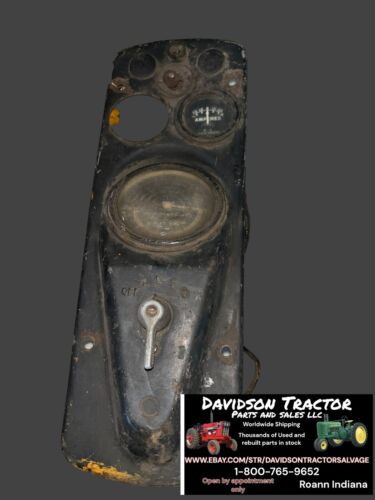 John Deere 420 Dash Panel Instrument Panel W/wiring Antique Tractor
