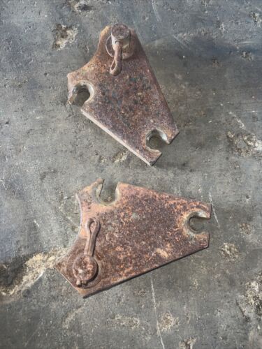 Farmall C IH tractor ORIGINAL cultivator mounting brackets bracket braces