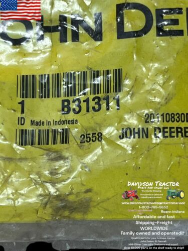 B31311 SEAL fits JOHN DEERE (New OEM)