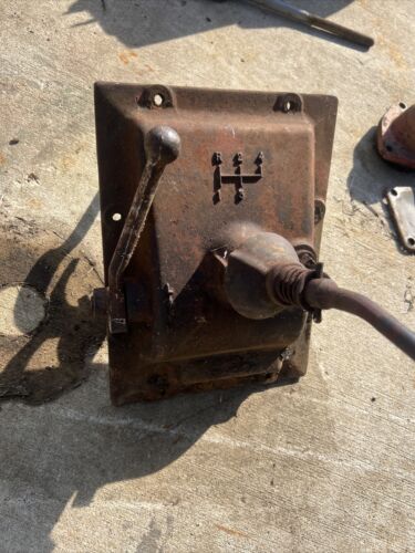 International Farmall 444 IH tractor Original transmission cover panel W/shifter