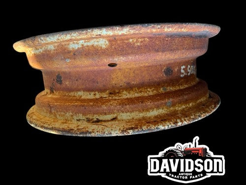 5x18 6 Bolt Front Rim Antique Tractor 3inch Lug Space 4.5 Inch Center Hole