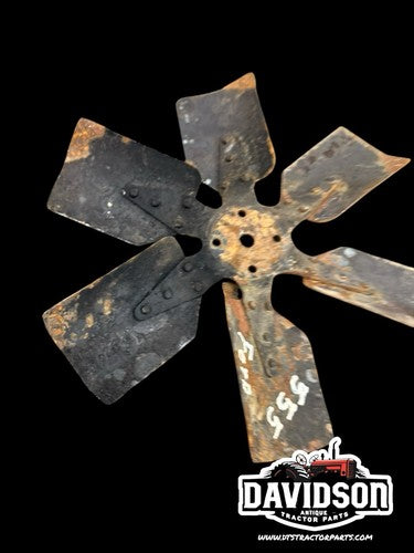 Ford 555 Backhoe Tractor Engine Fan Assembly Antique Tractor