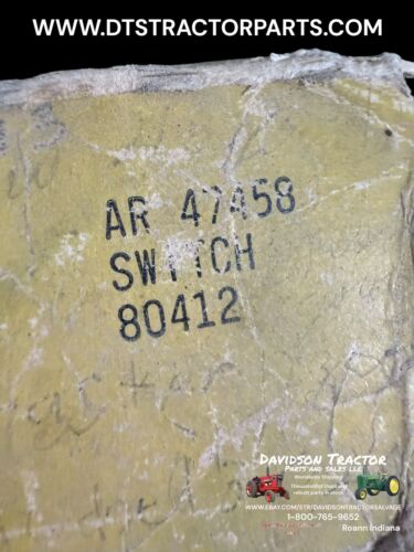 AR47458 AR58126 Ignition Switch for John Deere 1020 2020 2030 2040 2243 2255