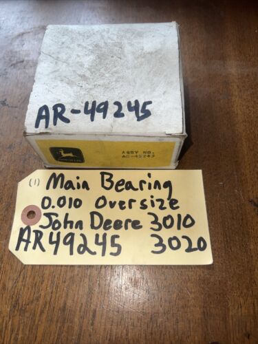 Main Bearing - .010" Oversize John Deere 3010 3020 AR49245