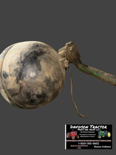 John Deere Headlight With Bracket  Antique Tractor Vintage Headlight