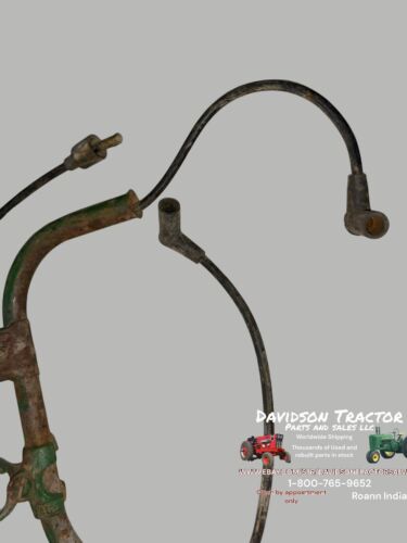 John Deere B JD Tractor ORIGINAL spark plug wire cover holder w/ clamp