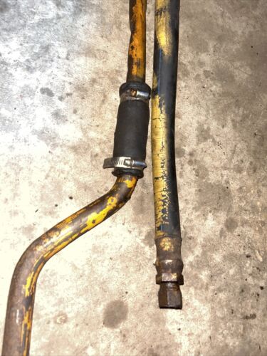 International 444 tractor IH main auxiliary hydraulic oil line lines hoses