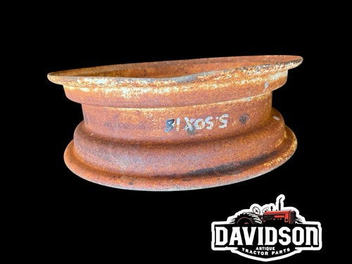 5x18 6 Bolt Front Rim Antique Tractor 3inch Lug Space 4.5 Inch Center Hole
