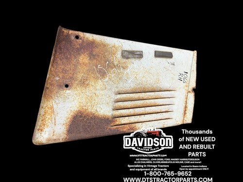 International 1066 Right Radiator Side Panel Antique Tractor