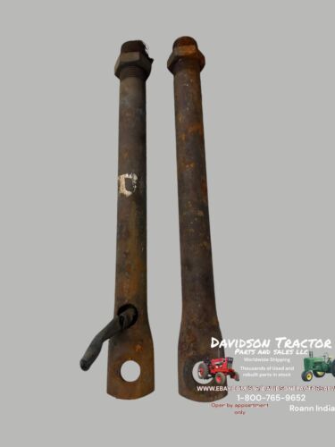 JOHN DEERE LATE STYLED B LIGHT BRACKET PAIR SET 1947-52 BN BW B